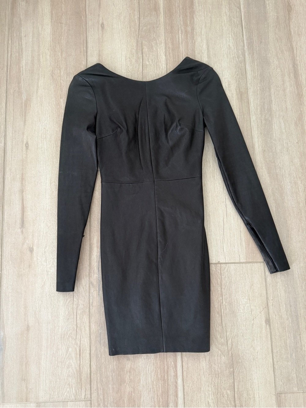 Robert Rodriguez Black Long-Sleeve Bodycon Dress